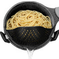 Pasta Strainer, Pot Strainer Clip on Silicone – Adjustable Clip on Strainer for Pots